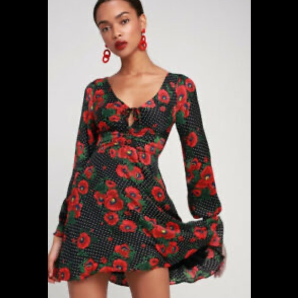 Free People Dresses & Skirts - Free people poppy floral midi dress